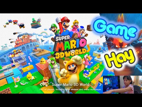 Video Super Mario 3D World - phần 1: công chúa màu xanh lá... - youtube