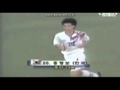 94 미국 월드컵 스페인전 홍명보 프리킥골