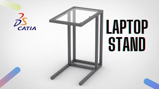 CATIA V5 - IKEA LAPTOP TABLE DESIGN VITTSJO