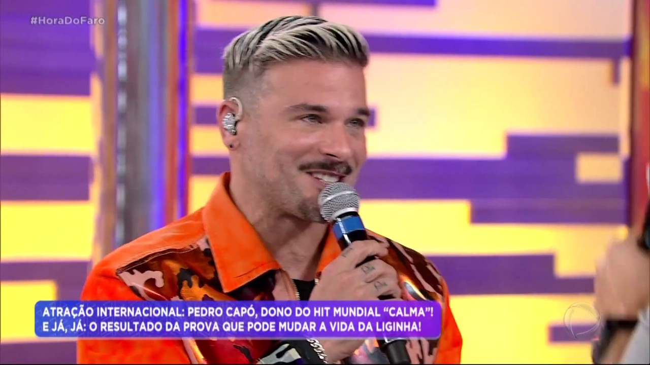 Pedro Capó canta o hit Calma e coloca a plateia para dançar