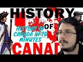 Italian Reacts To The history of Canada explained in 10 minutes