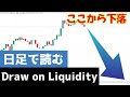 日足を見るだけで当日に動く方向が分かる！Draw on Liquidity解説