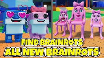 FIND BRAINROTS 42 Roblox - How to get ALL NEW BRAINROTS