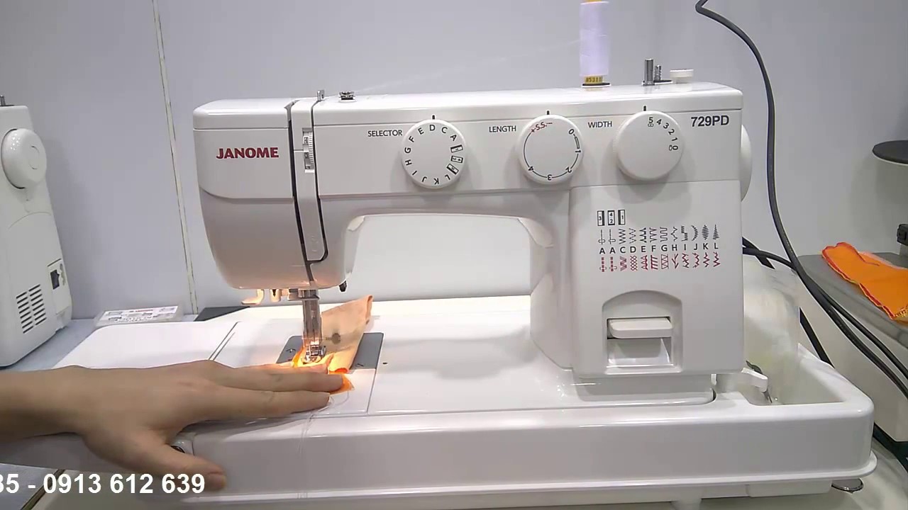 Video hướng dẫn máy may Janome mới 100% model 729PD
