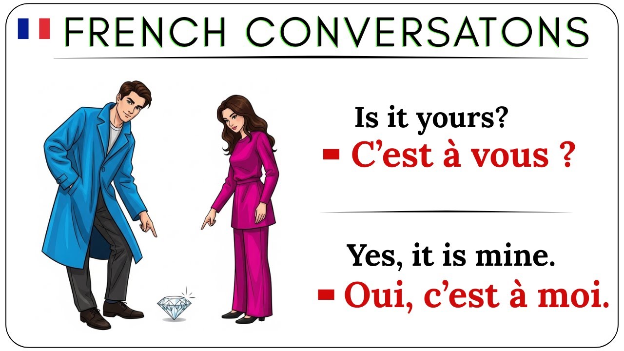 FRENCH Dialogue for Everyday Situations | Speak Like a Native: Learn French | Apprendre le français
