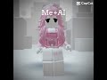 Me + AI (roblox trend) #ai