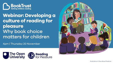 Webinar: Developing a Culture of Reading for Pleasure - Why book choice matters for children