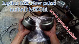 Pasang maghnet mx old ke mx new| ganti maghnet | bengkel