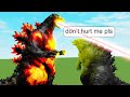 MOST POWERFUL Godzilla VS Noob Godzilla on ROBLOX