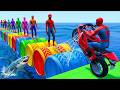 الرجل العنكبوت انقاذ باتمان Spider-Man Rescue batman vs iron man vs venom funny Game GTA 5 superhero