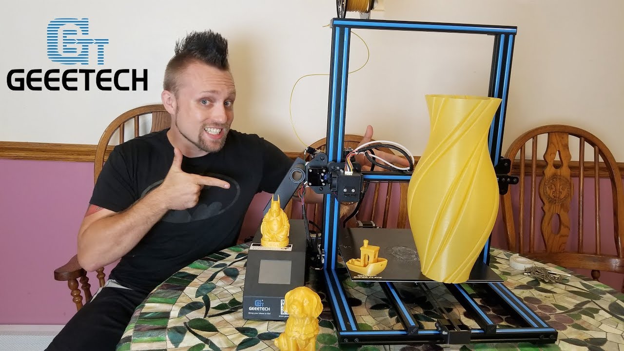 GeeeTech A30 3D Printer Unboxing and Review YouTube