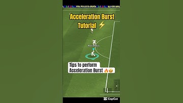 Acceleration Burst Tutorial 🔥How to perform #efootballmobile #accelerationburst #efootballtutorial