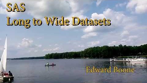SAS Long to Wide Datasets