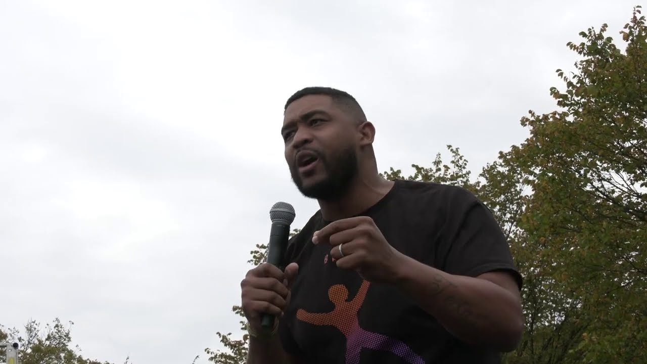 ⁣Brandon Tatum at BLEXIT BACK the BLUE Wash  DC