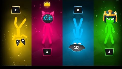 Stickman Party - Tournament Mode 1234 Player Random | Gameplay Walkthrough Part 9 MiniGames Update 