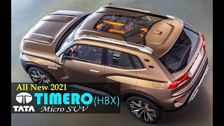 All New 2021 Tata Timero Hbx Micro Suv Launching Soon - Check The Full Details