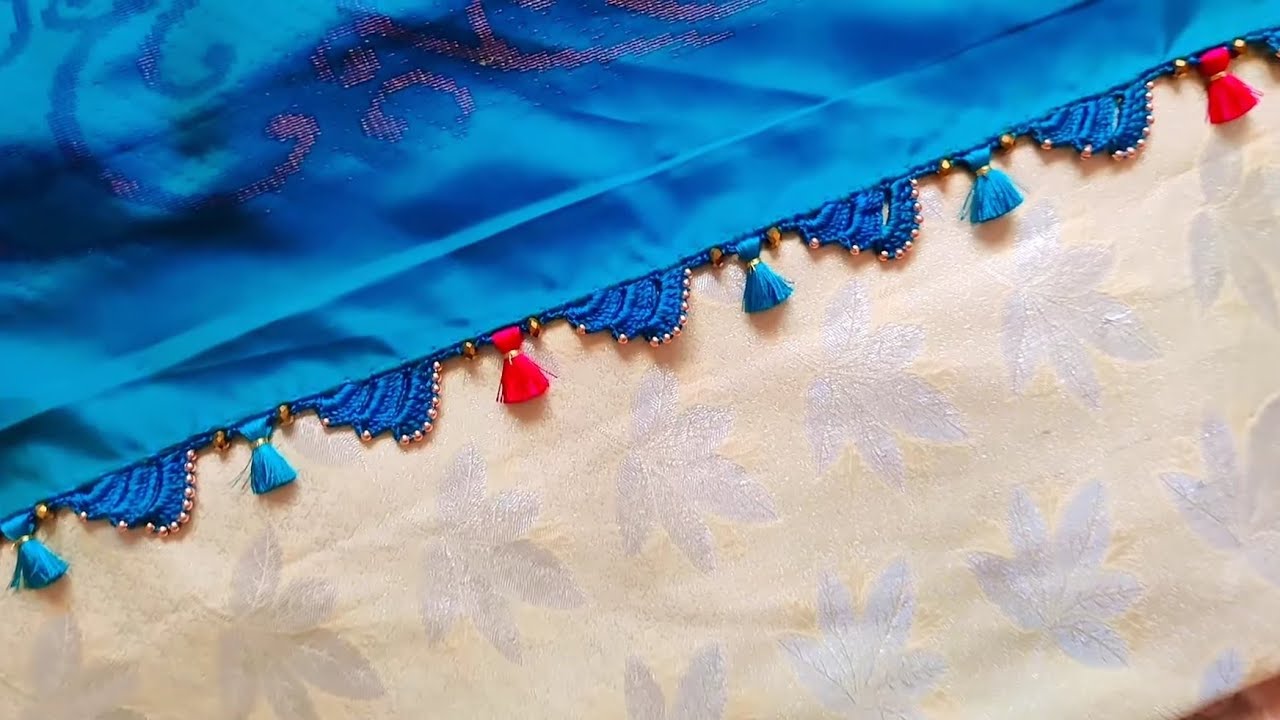 Simple, easy # bridal #kroshakuchu #sareekuchu design // Nandana Creations //