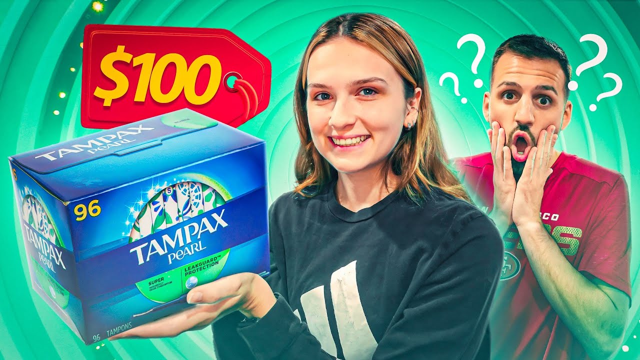 Can He Guess the Price of Tampons?