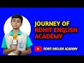 Journey of rohit english academy  english with rohit    englishgrammar englishspeach viral.