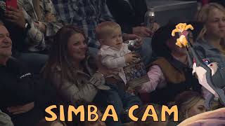 The 2023 #WranglerNFR Round 4 Kiss Cam & Simba Cam