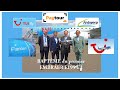 Tui baptise un premier embraer e195e2  antwerp airport pagtour y tait