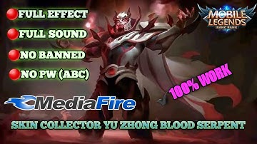 Script Yu Zhong Collector Blood Serpent | Full Effect+Full Sound | 100% Work ~SAN Gaming