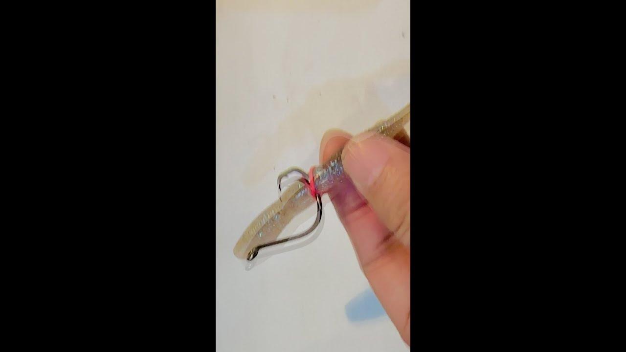 Putting worm on the hook YouTube