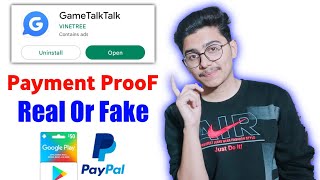 Game talk talk app real or fake | Payment Proof? screenshot 4