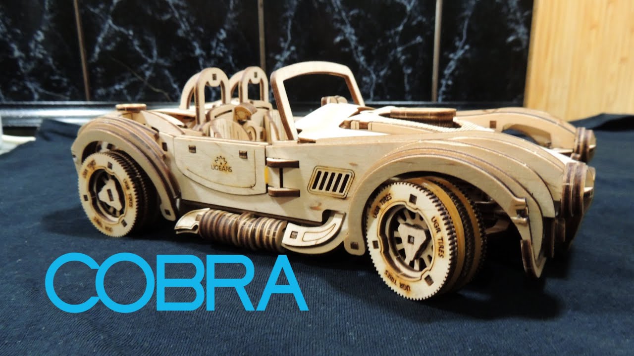 Ugears Drift Cobra Racing Car Puzzle 3D Carro de Corrida 70161