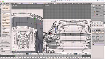 Blender - Audi R8 modelling timelapse