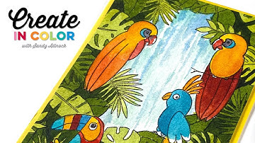 Create in Color with Sandy Allnock - Negative Painting with Watercolor