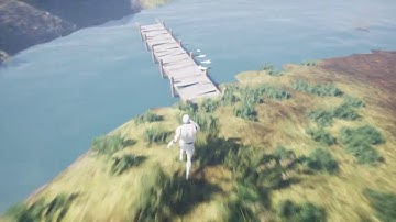 Unreal Engine 4 Action RPG WIP #11 - Open World (World Machine, World Composition), River and Lake