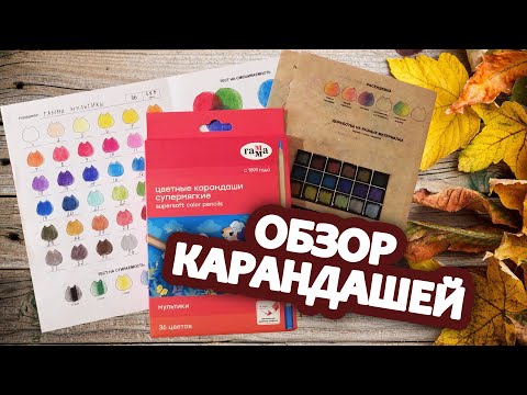 Обзор карандашей ГАММА МУЛЬТИКИ 36 шт-