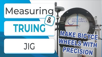 Bicycle wheel measuring device and truing jig - Villum by holland mechanics