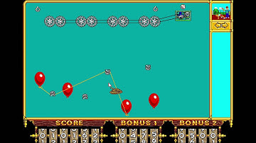 The Incredible Machine - Puzzle 24: "Save the Balloons" (1992) [MS-DOS]