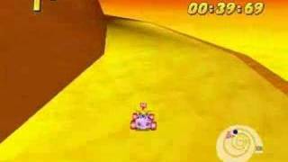 Didddy Kong Racing: Walkthrough (Triceratops Race)