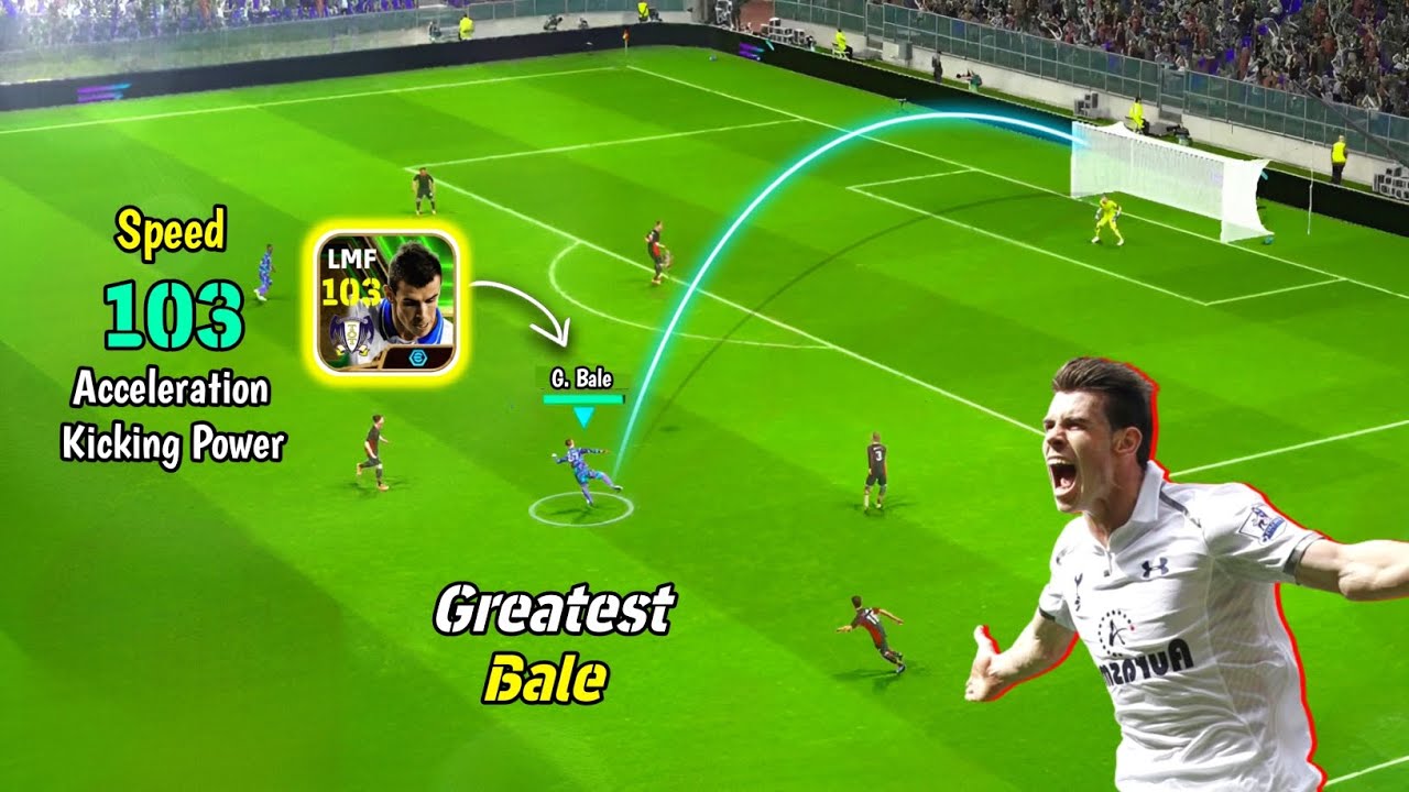 Молодой Бэйл готовит 🥵🫴🔥 Обзор навеса Бэйла в eFootball 24 Mobile 🔥 PES EMPIRE •