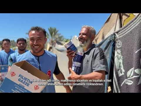 Gazze’de paylaşmanın gücüyle iyiliği büyütüyoruz