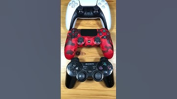 Which of these PlayStation Controllers has a Problem?! PS3 vs PS4 vs PS5! #PS5 #PS4 #PS3 #Shorts