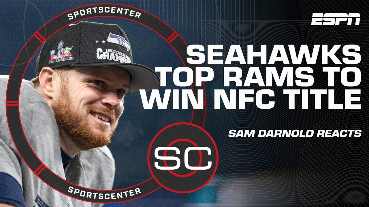 Sam Darnold credits Seahawks’ culture after advancing to Super Bowl LX | SportsCenter