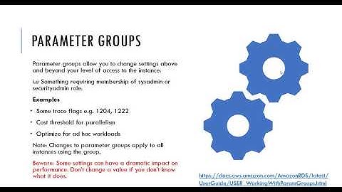 Advanced Configurations for RDS SQL Server Using Parameter Groups