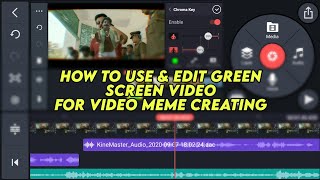 How to use Green screen video Template For making Video Memes in mobile using kinemaster in Tamil