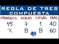 Regla de tres compuesta | Ejemplo 5