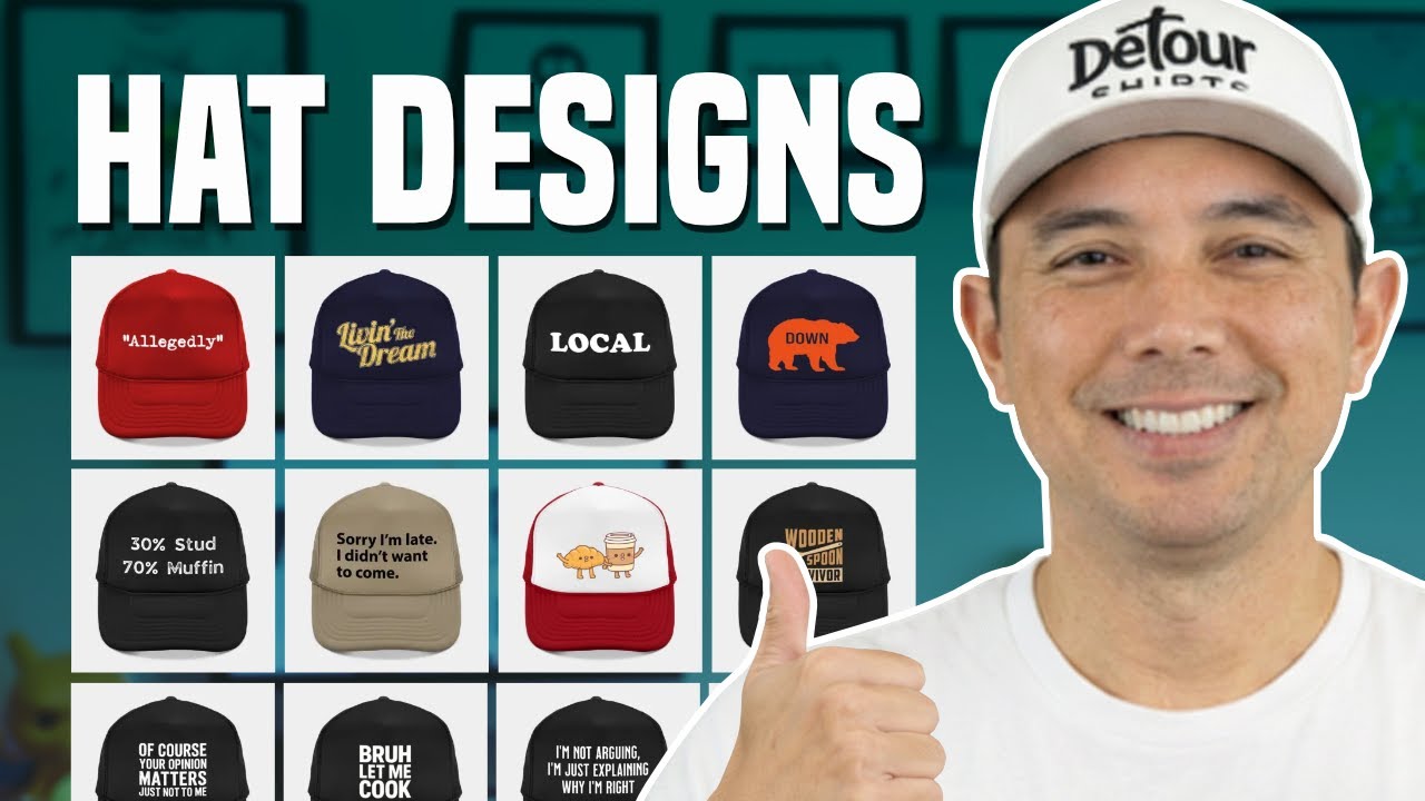 How to Design Hats for Amazon Merch (Examples, Topics & Best Practices)