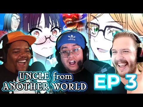 TITANS! AND ELF GIRL TRANSFORMATIONS! | Uncle From Another World "ISEKAI OJISAN" EP 3 REACTION
