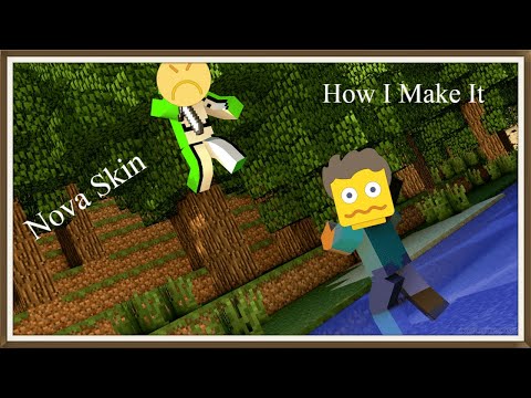 How To Make A Minecraft Wallpaper Using Nova Skin !!!! (PE - PC ) 