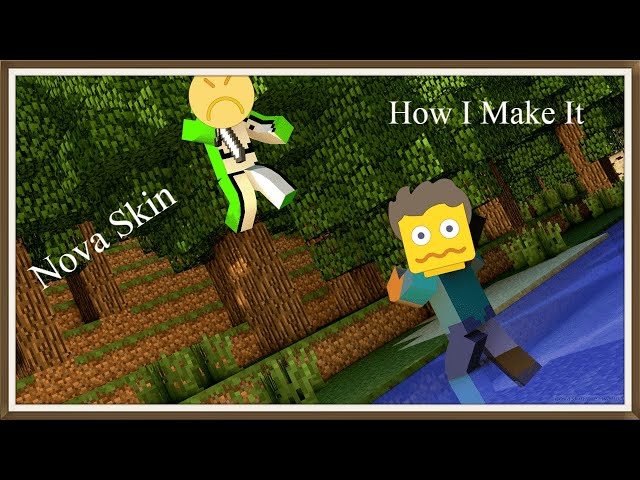 How To Make A Minecraft Wallpaper Using Nova Skin !!!! (PE - PC