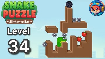 Snake Puzzle: Slither to Eat – Level 34 Walkthrough Solution 