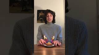 not supposed to have cake yet after my stomach flu, so this had to do :)