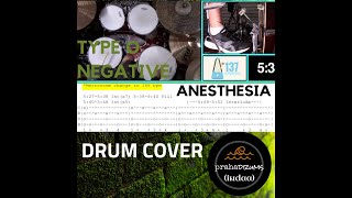 Type O Negative Anesthesia (Drum Cover) by Praha Drums Official (35.a)